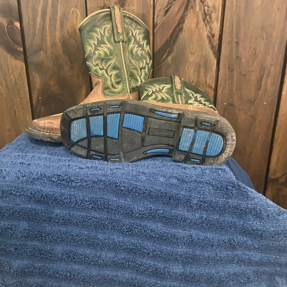 Little Boys cowboy boots size 12.5